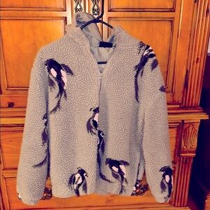 Taylor Swift “Speak Now” Koi Fish zip up hoodie / jacket size Medium